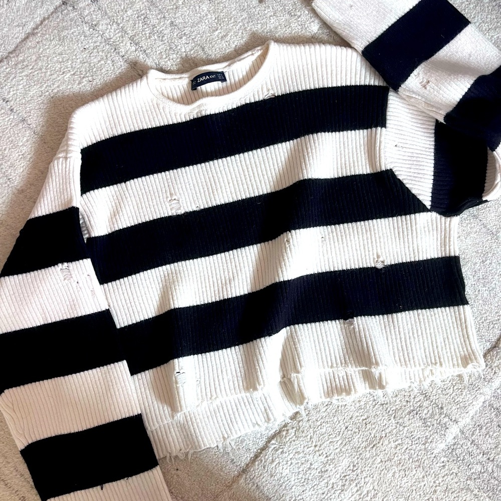 Zara cropped sweater